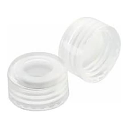 Cp Lab Safety. Wheaton ABC 9mm Open Top Screw Caps, 0.01, Natural, Case of 1000 W225336-06